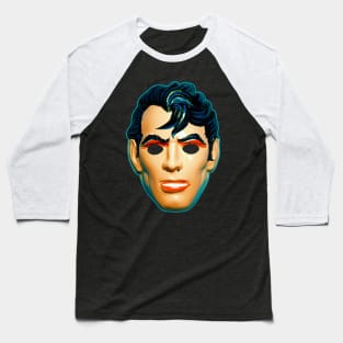 Greaser Man Mask Baseball T-Shirt